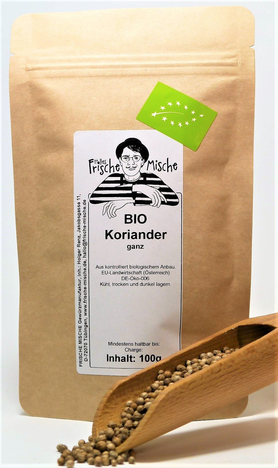 Koriander BIO ganz 100g
