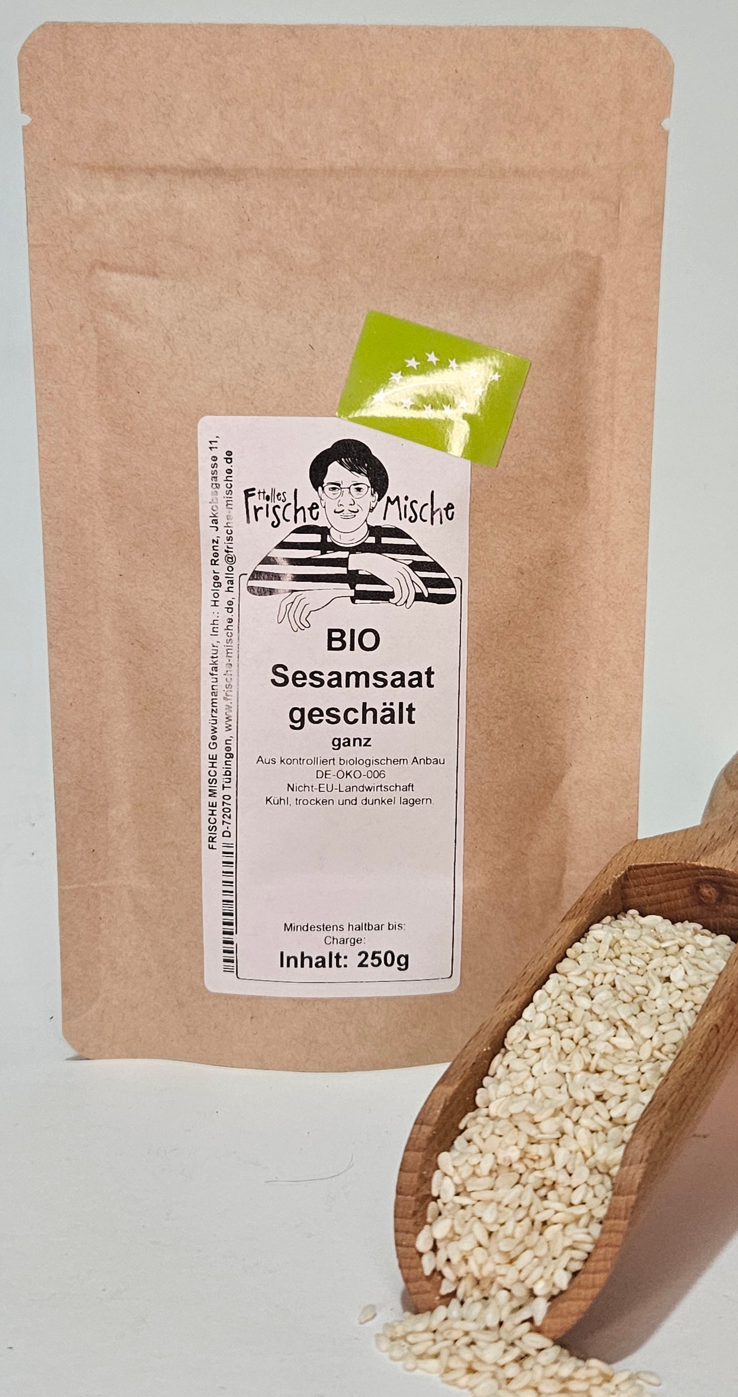 Sesamsaat geschält BIO ganz 250g