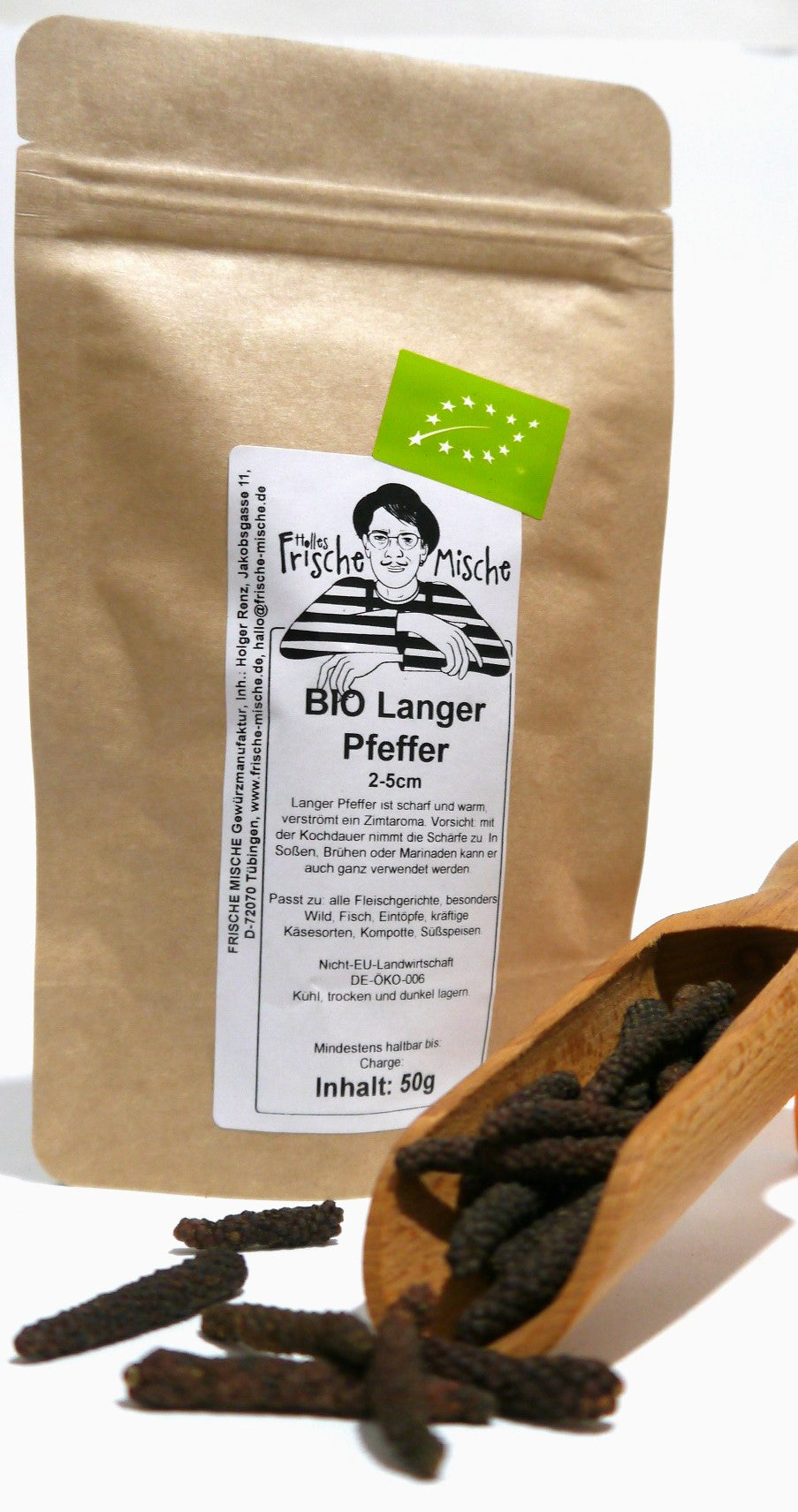 Langer Pfeffer BIO ganz 2-5cm 50g