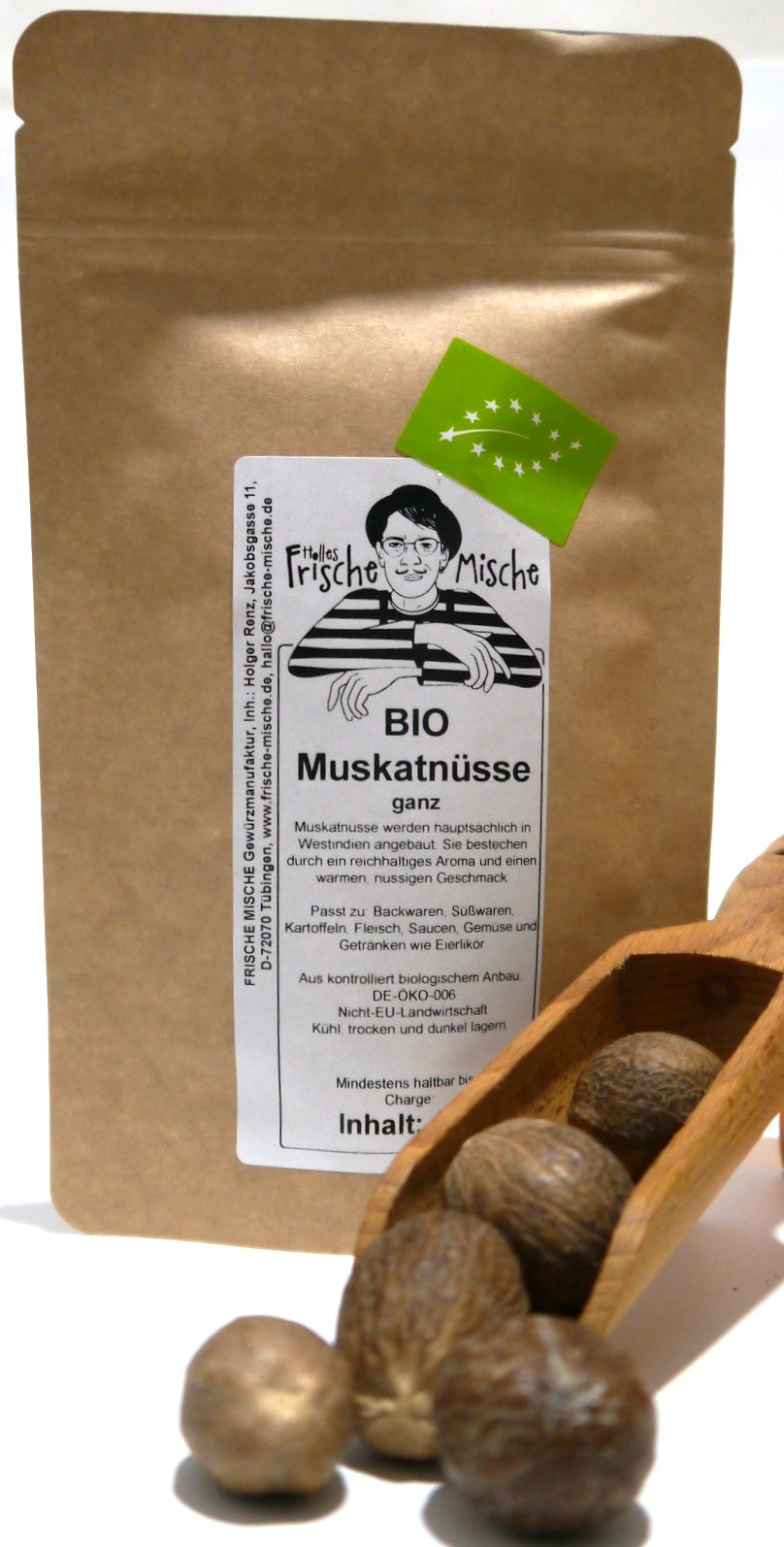 Muskatnüsse BIO ganz 40g