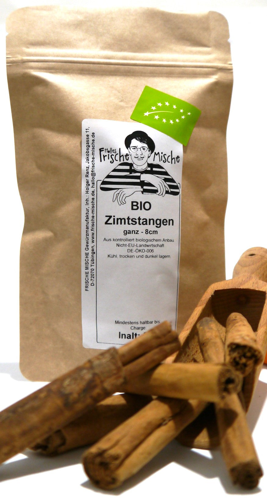 Zimtstangen Ceylon BIO ganz 8cm 50g