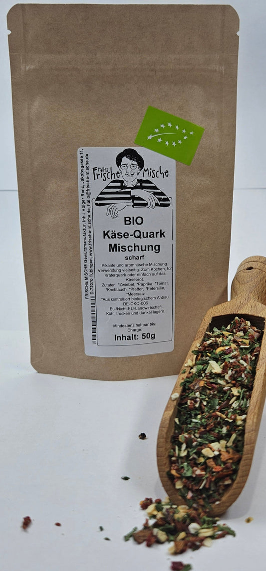 Käse-Quark Mischung BIO gemahlen 50g