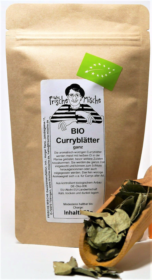 Curryblätter BIO ganz 50g