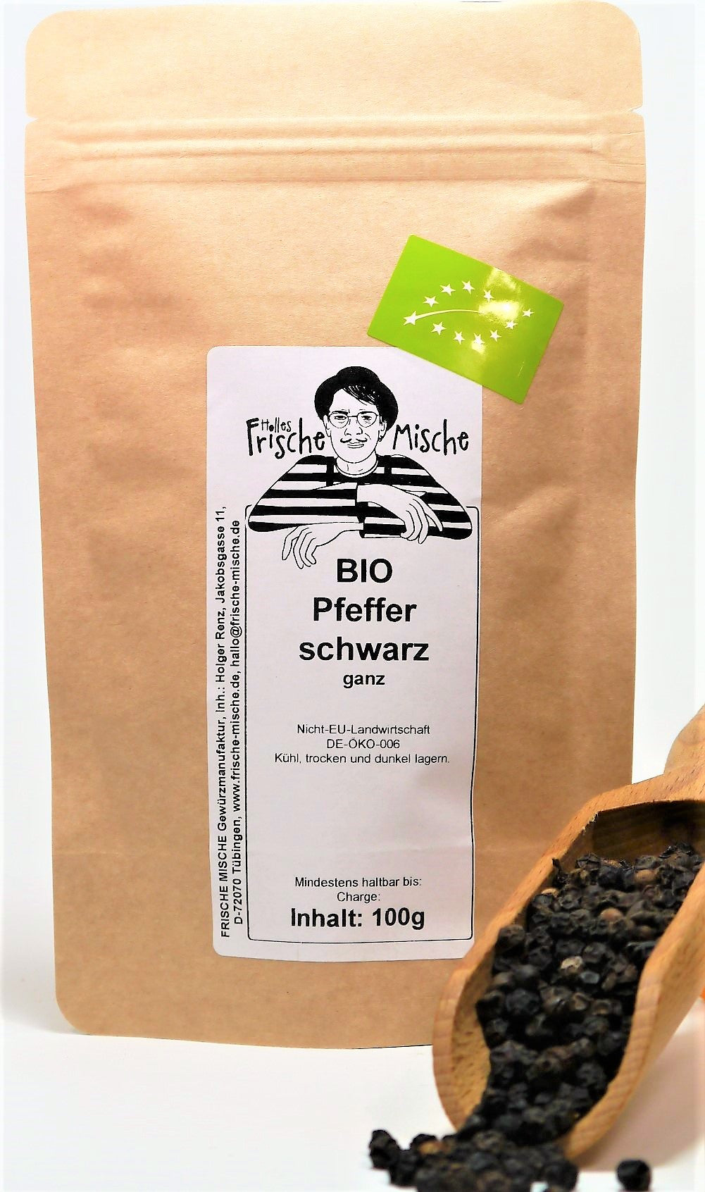 Pfeffer schwarz BIO ganz 100g