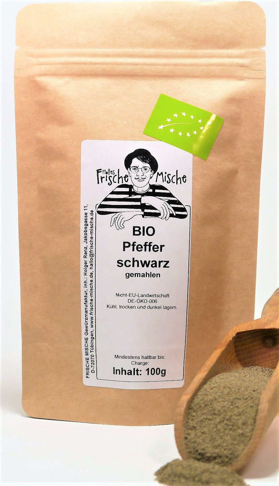 Pfeffer schwarz BIO gemahlen 100g