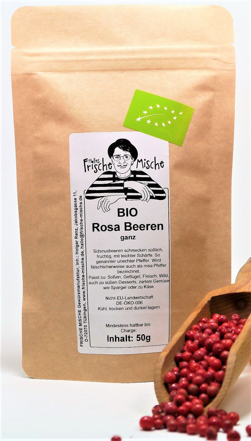 Rosa Beeren BIO ganz 50g