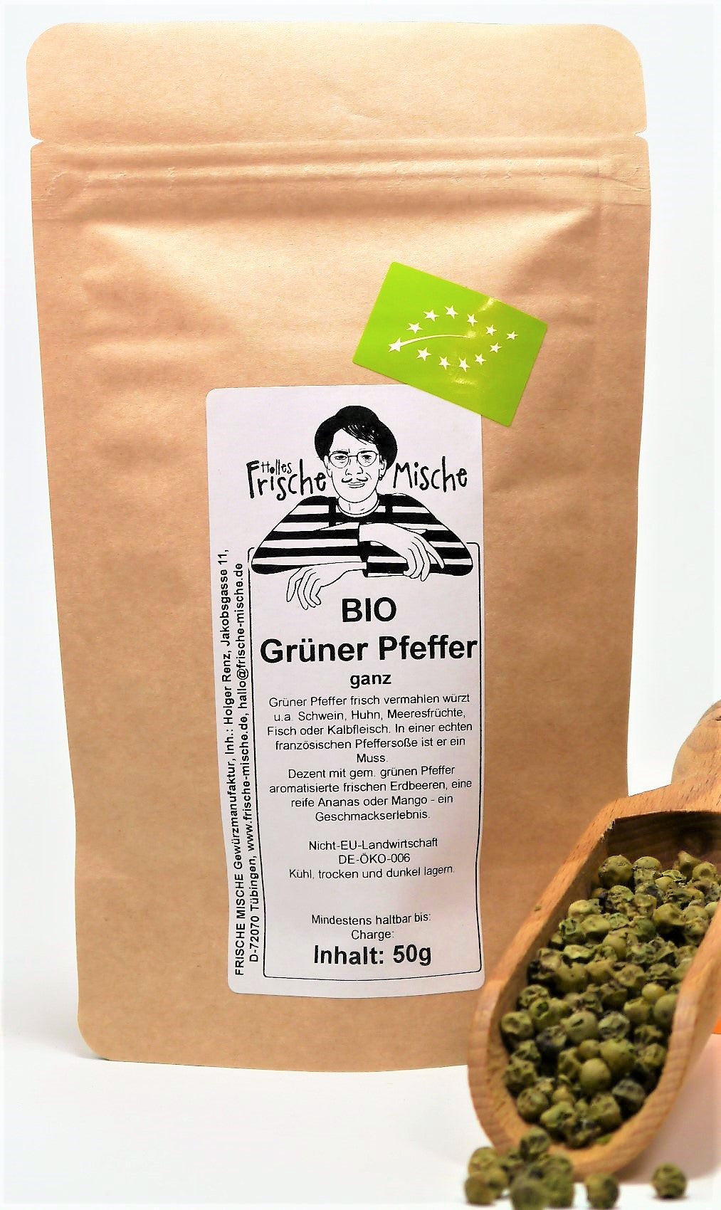 Pfeffer grün BIO ganz 50g